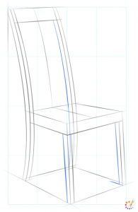 How to draw chair