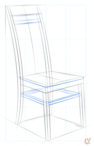 How to draw chair