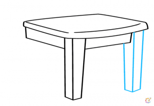 How to draw chair