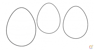 how to draw Easter eggs