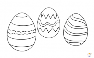 how to draw Easter eggs