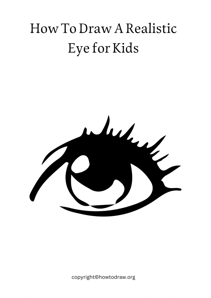 How To Draw A Realistic Eye for Kids