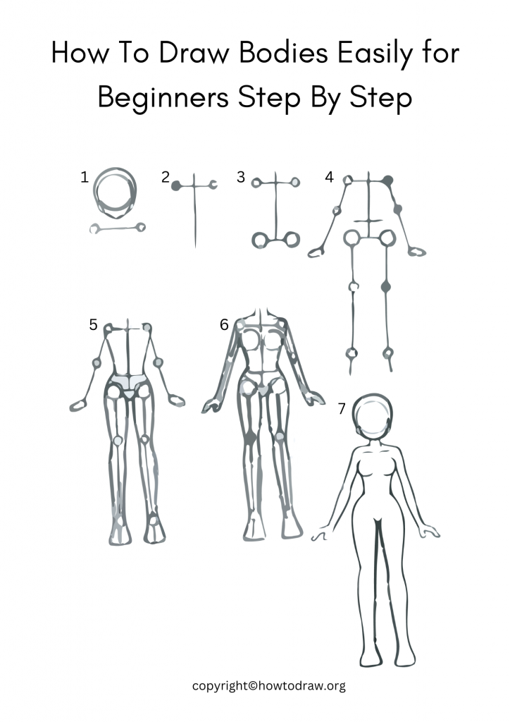How To Draw Bodies Easily for Beginners Step By Step