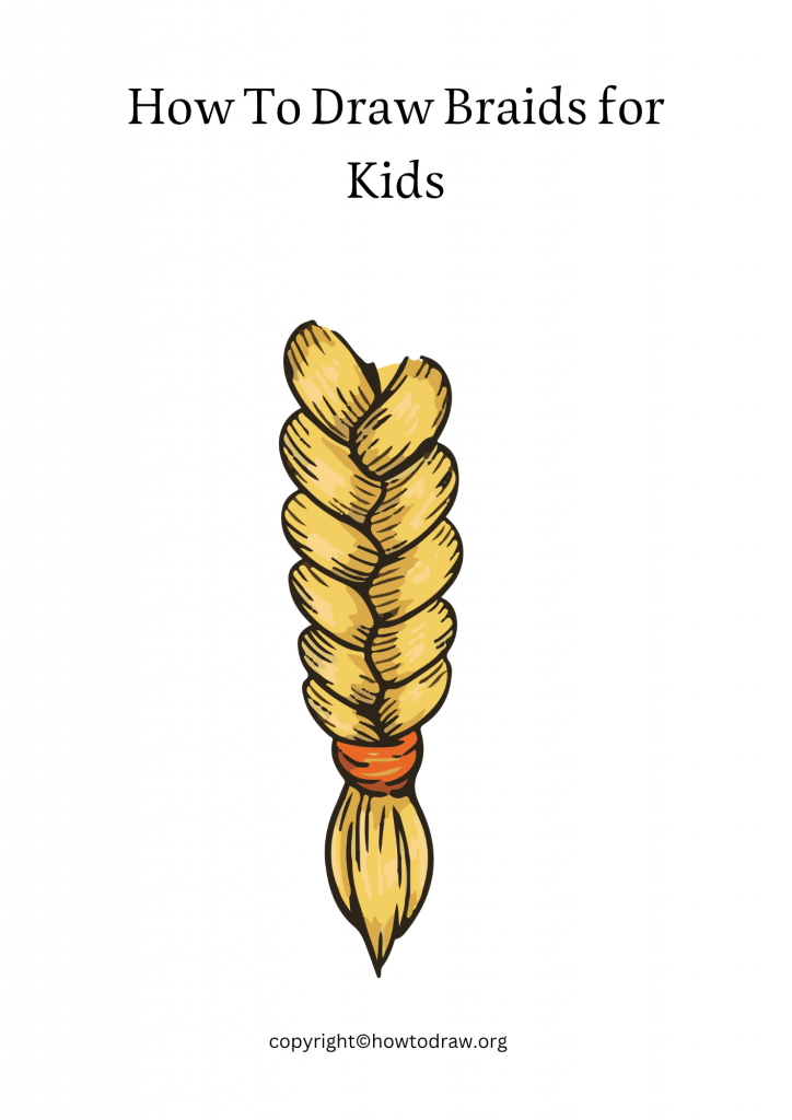 How To Draw Braids for Kids