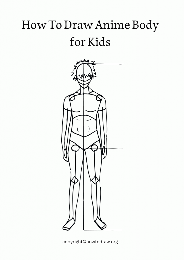 How To Draw Anime Body for Kids