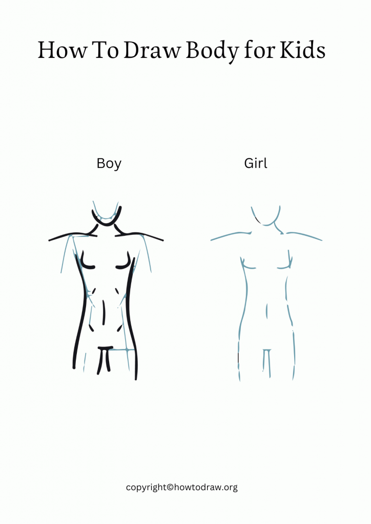 How To Draw Body for Kids