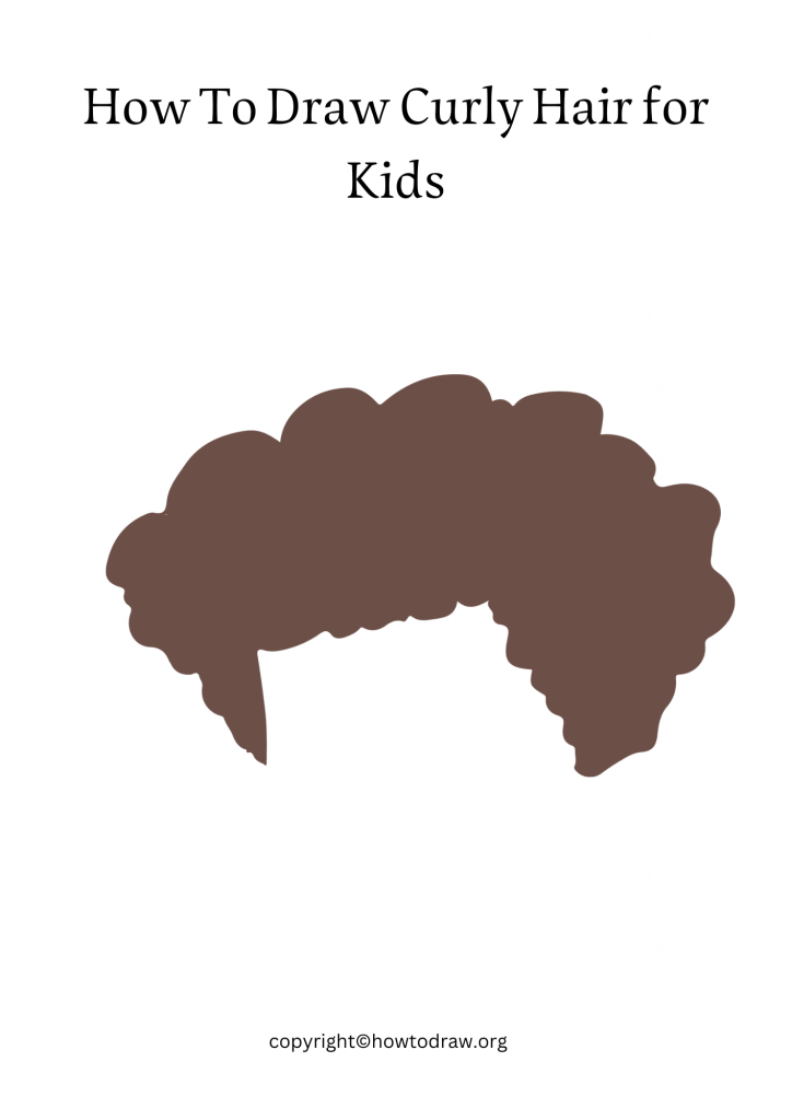 How To Draw Curly Hair for Kids