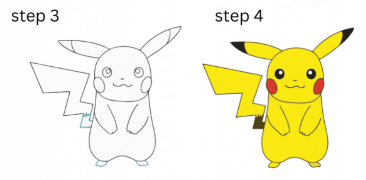 how to draw cartoons step 3