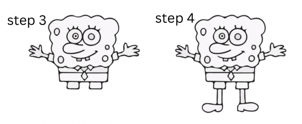 how to draw spongebob