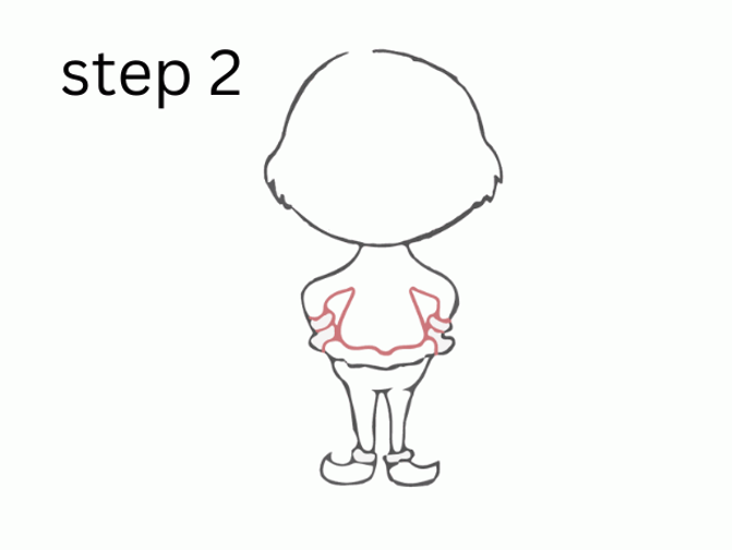 how to draw grinch step 2