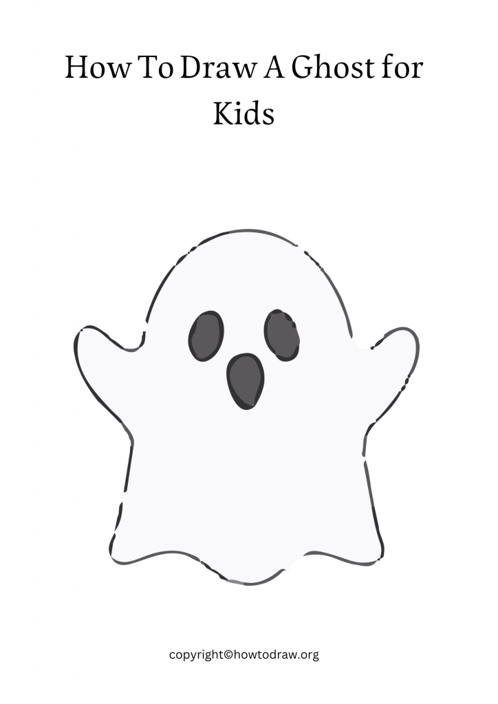 How To Draw A Ghost for Kids