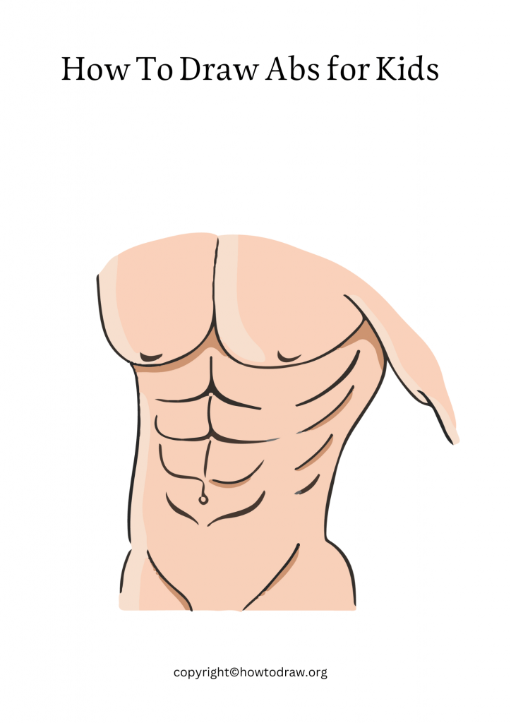 How To Draw Abs for Kids