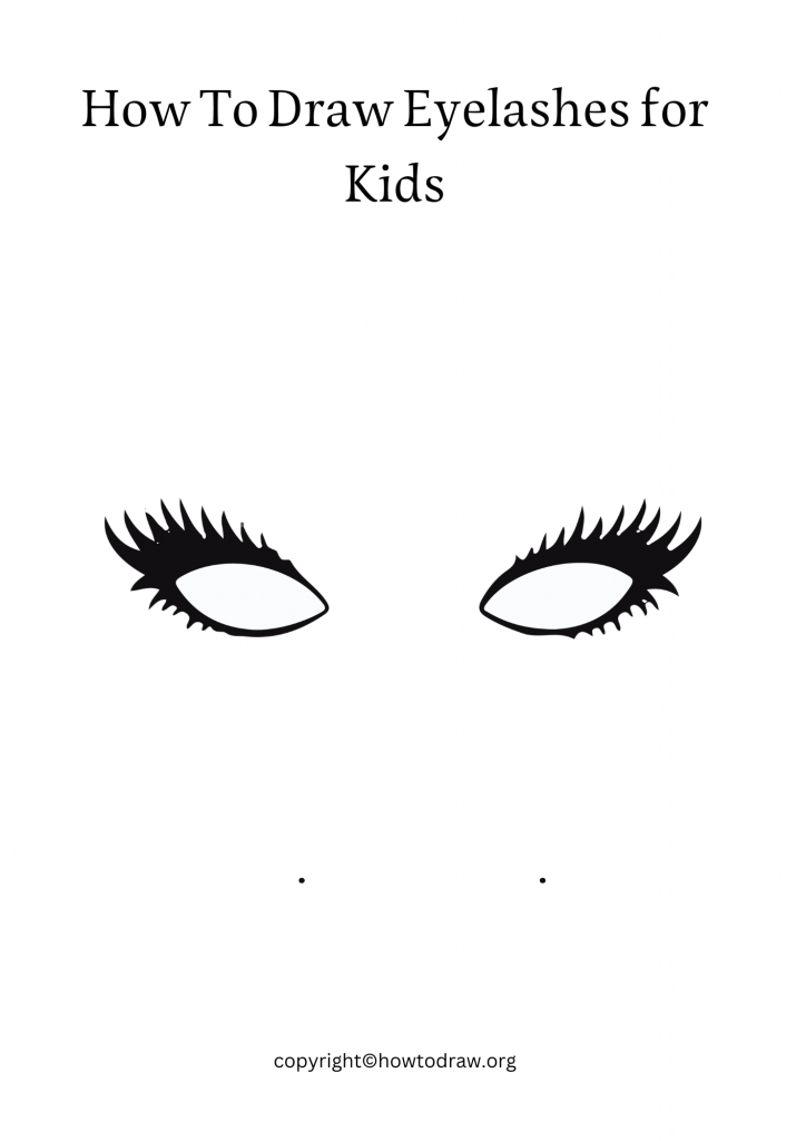 How To Draw Eyelashes for Kids