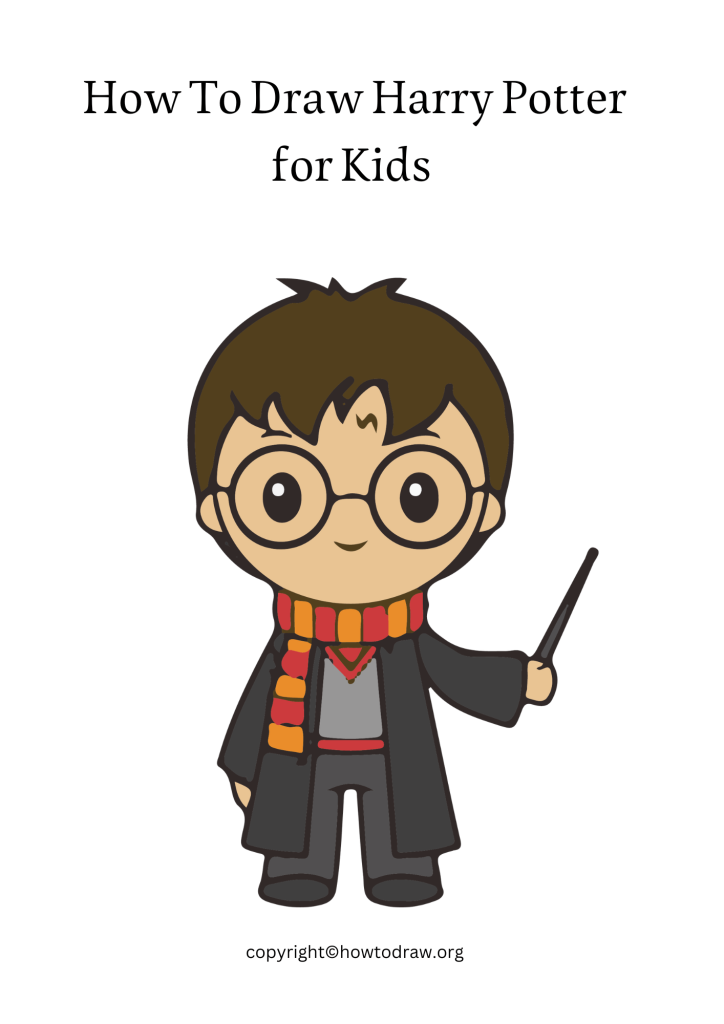 How To Draw Harry Potter for Kids