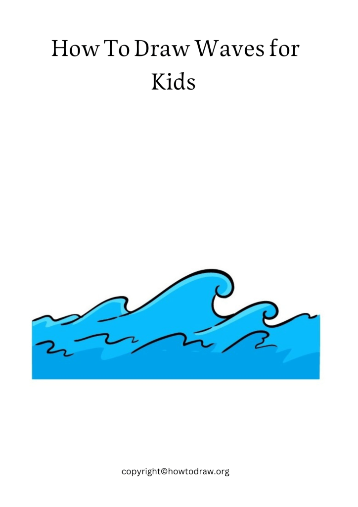 How To Draw Waves for Kids