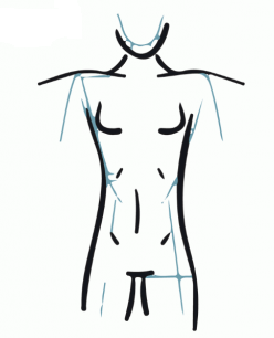 how to draw a body