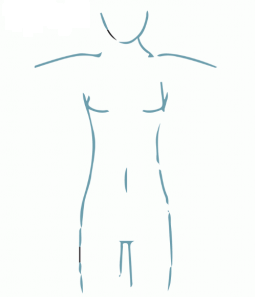 how to draw a body