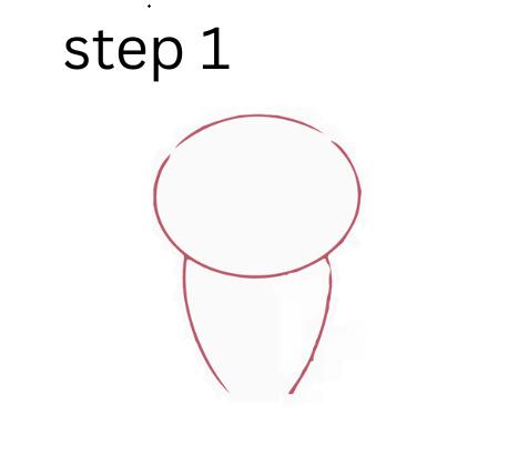 how to draw a leprechaun step 1