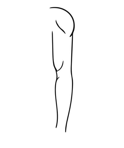 how to draw arms step 2