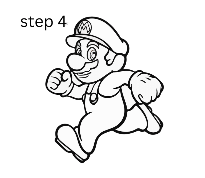 How To Draw Mario Step By Step – For Kids & Beginners