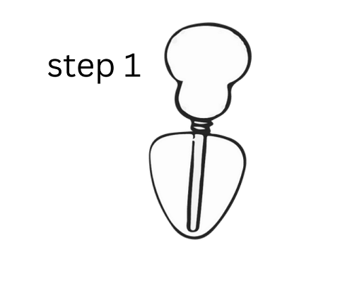 how to draw skeleton step 1