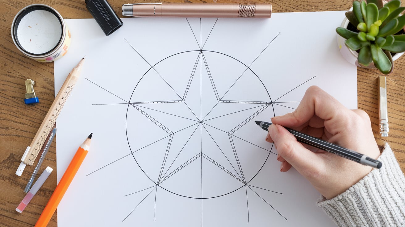 How to Draw a Star Step By Step – For Kids & Beginners